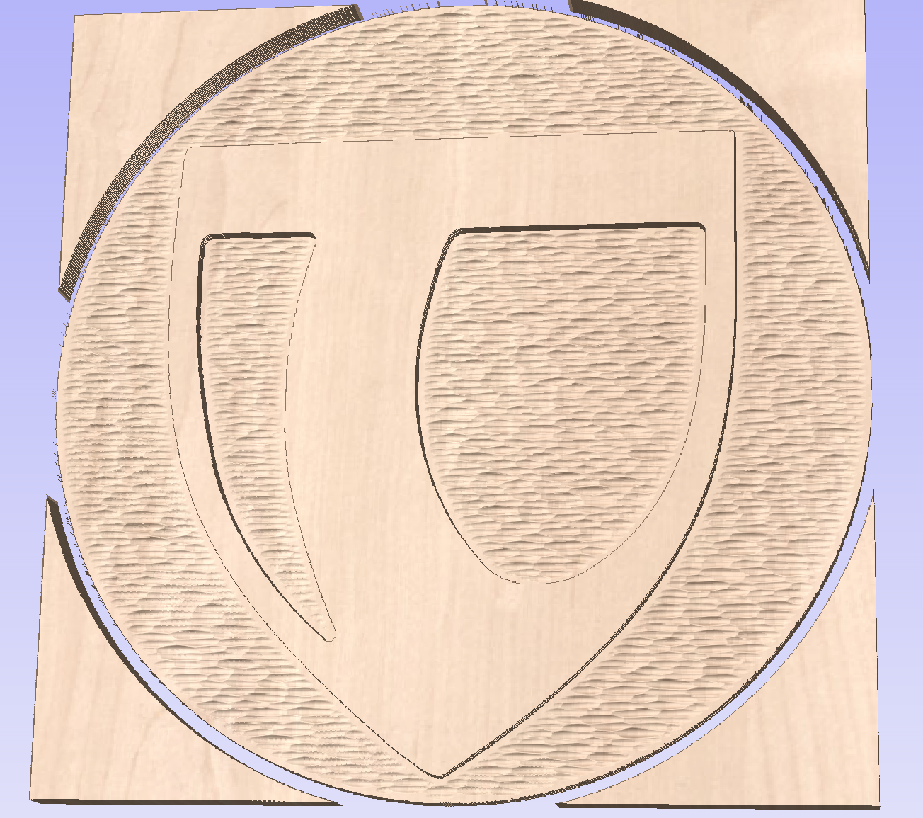 12" Tartan T Cherry Sign