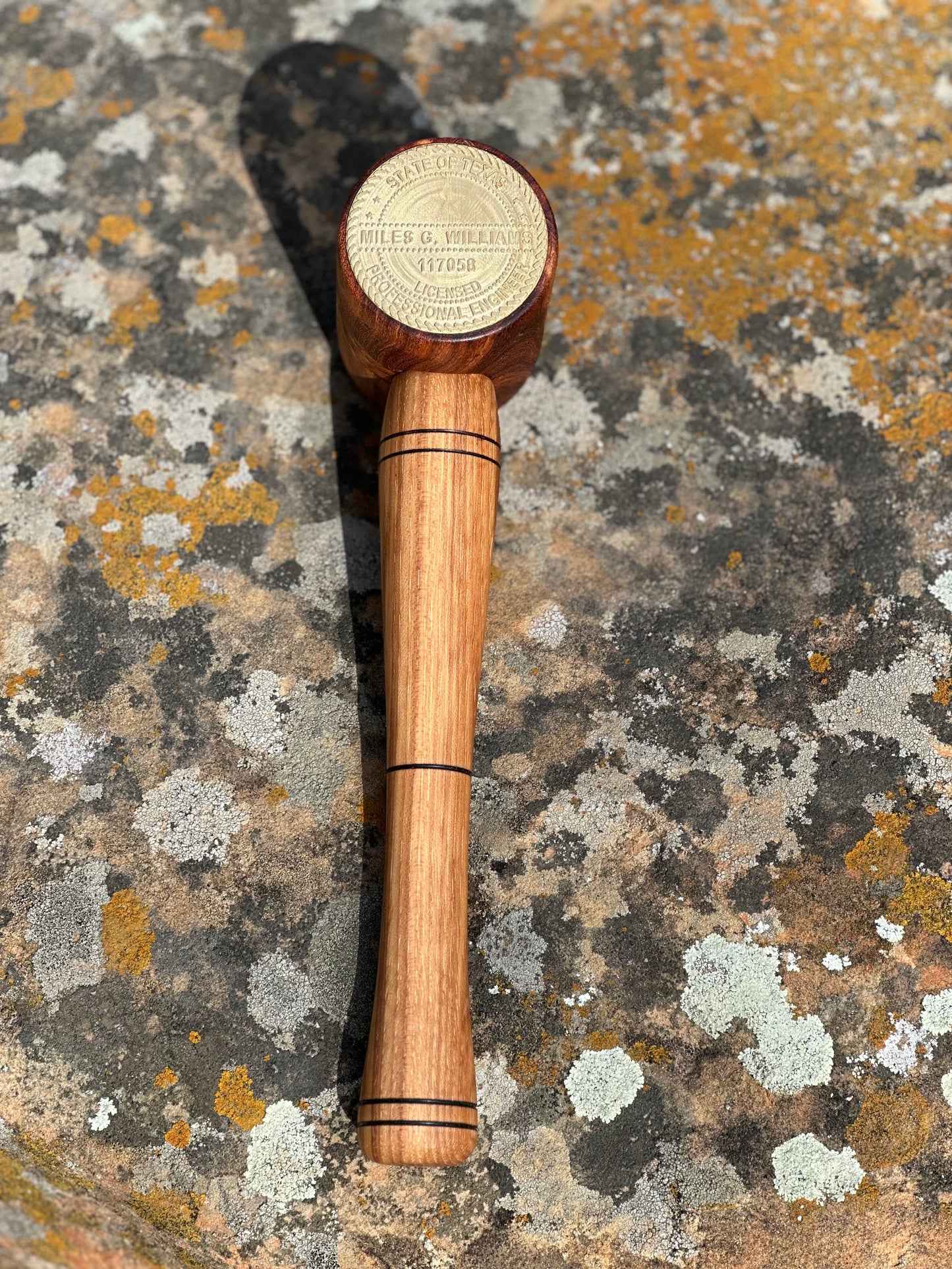 Custom Engraved Hammer for Professional Engineer or Surveyor